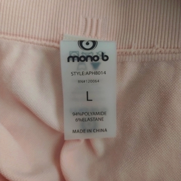Mono B Moto Leggings Size Large NWOT - Picture 4 of 4